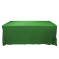 Rectángulo barato personalizado para el mantel negro para al aire libre para mesas de poliéster para mesas rectangulares